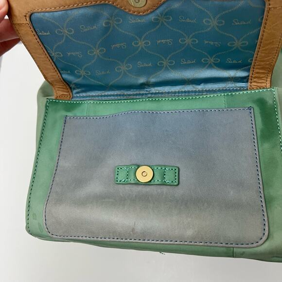Salad Leather Convertible Backpack and Shoulder Bag main image 2